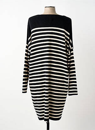 Rochie pulover croială dreaptă mâneci lungi negru ANANKE femeie