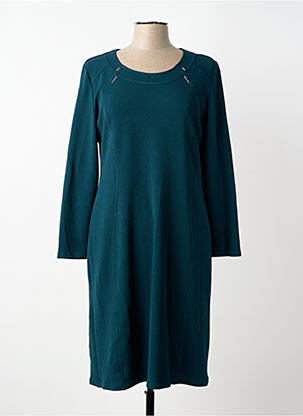 Rochie midi mâneci lungi mâneci lungi verde GEVANA femme