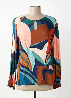 Tricou mâneci lungi mâneci lungi albastru GEVANA femme