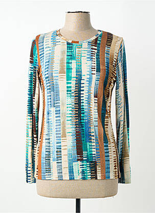 Tricou mâneci lungi mâneci lungi albastru GEVANA femme