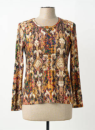 Tricou mâneci lungi mâneci lungi maro GEVANA femme