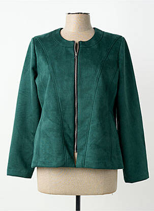 Jachete casual guler rotund verde GEVANA femeie
