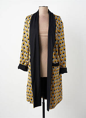 Jachete casual croială dreaptă galben ELEONORA AMADEI femme