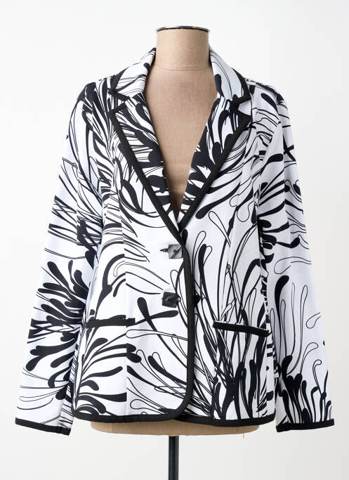 Jachete casual guler tip costum alb DOLCEZZA femme