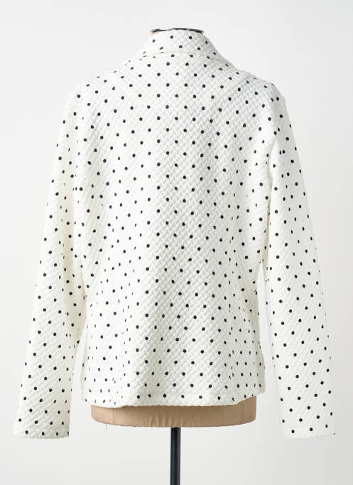 Jachete casual croială cambrată alb DOLCEZZA femme