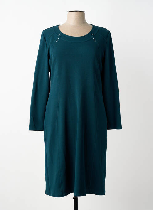 Rochie midi mâneci lungi mâneci lungi verde GEVANA femme