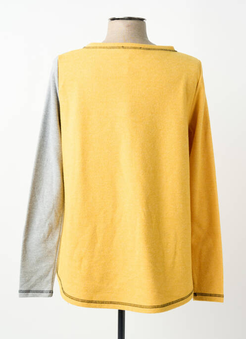 Pulover elasticitate mâneci lungi galben ELEONORA AMADEI femme