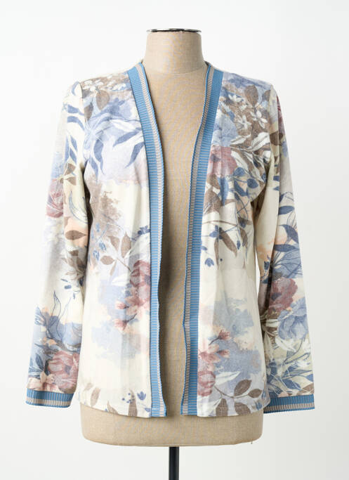 Vestă cu mâneci lungi elasticitate albastru GEVANA femme