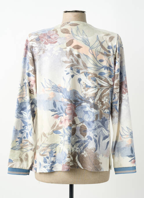 Vestă cu mâneci lungi elasticitate albastru GEVANA femme