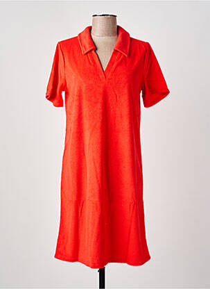 Rochie midi mâneci scurte mâneci scurte roșu CREAM femme