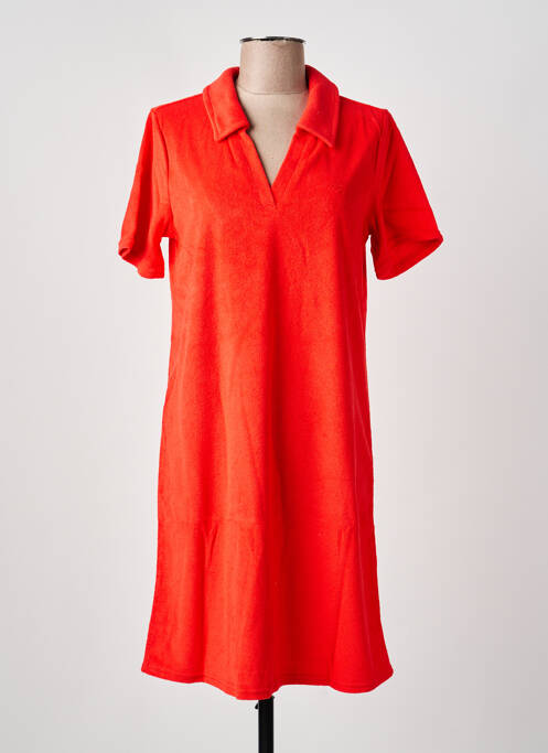 Rochie midi mâneci scurte mâneci scurte roșu CREAM femme