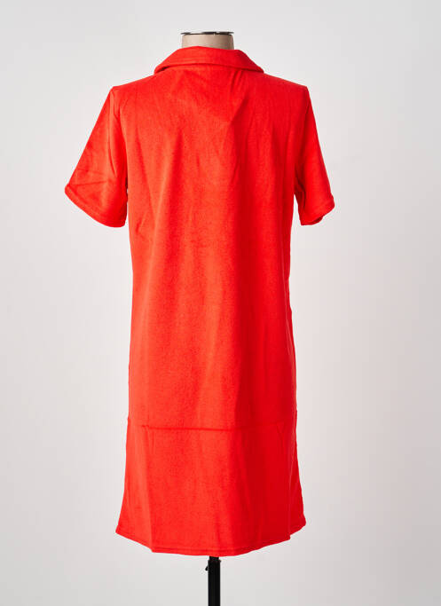 Rochie midi mâneci scurte mâneci scurte roșu CREAM femme