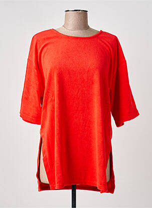 Tricou mâneci 3/4 mâneci 3/4 roșu CREAM femme