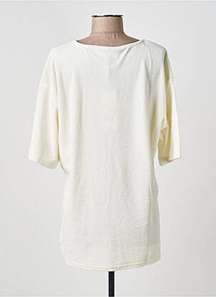Tricou mâneci 3/4 mâneci 3/4 bej CREAM femeie
