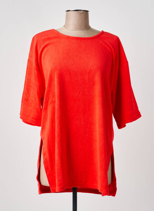 Tricou mâneci 3/4 mâneci 3/4 roșu CREAM femme