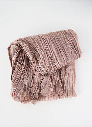 Eșarfă țesătură poplin roz NKUKU femme