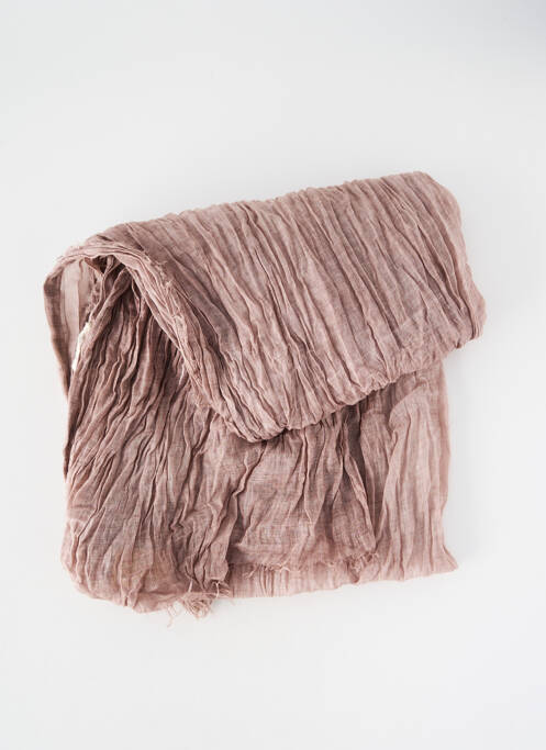 Eșarfă țesătură poplin roz NKUKU femme