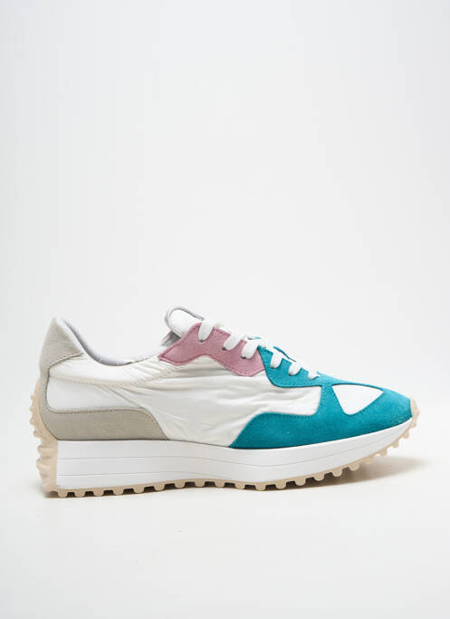 Adidași vârf rotund toc de 4 la 6 cm alb ICECOOL femme