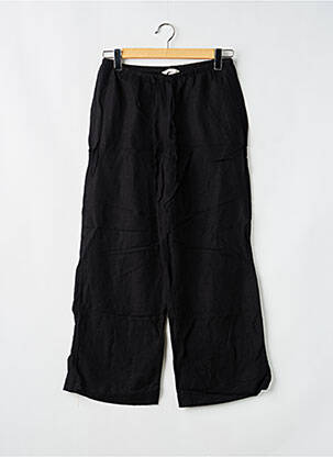Pantalon drept țesătură crep mărime normală negru H&M femeie