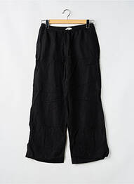 Pantalon drept țesătură crep mărime normală negru H&M femme
