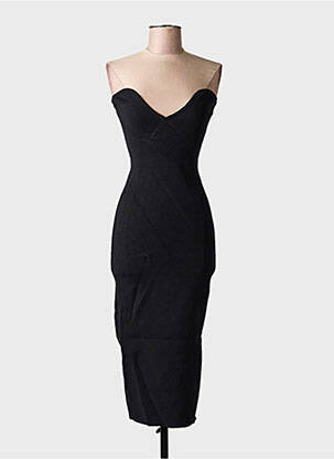Rochie midi fără mâneci fără mâneci negru HOUSE OF CB LONDON femeie