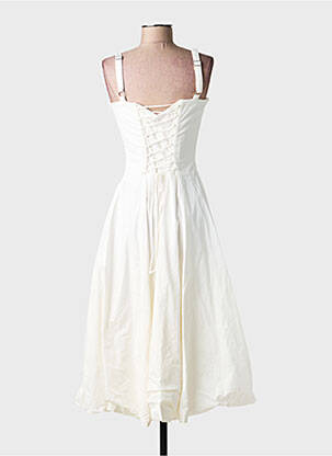Rochie midi căptușeală bretele subțiri bej HOUSE OF CB LONDON femeie