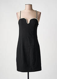 Rochie scurtă croială cambrată bretele subțiri negru H&M femme