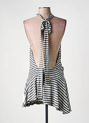 Rochie scurtă fără mâneci fără mâneci gri JADED LONDON femeie
