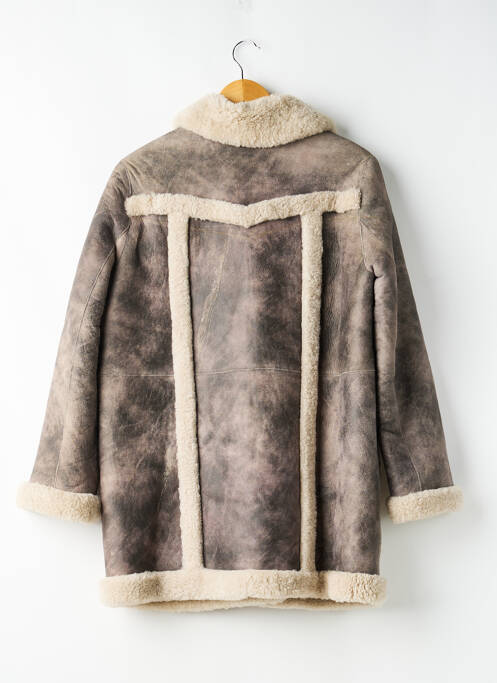 Palton lung croială dreaptă fără glugă gri ZADIG & VOLTAIRE femme