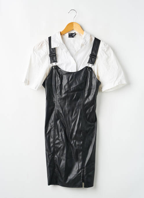 Set rochie tip jachetă lejeră negru ASOS femme