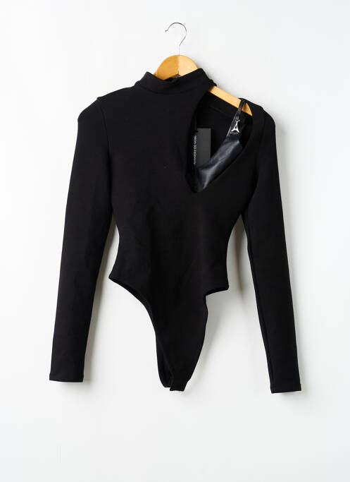 Body elasticitate mâneci lungi negru MANIÈRE DE VOIR femme