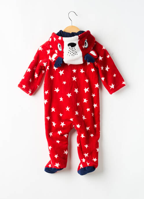 Salopetă-pantalon imprimeu fantezie mâneci lungi roșu DU PAREIL AU MÊME enfant