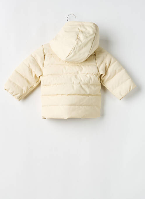 Geacă matlasată strânsă pe partea de jos cu glugă bej PETIT BATEAU enfant
