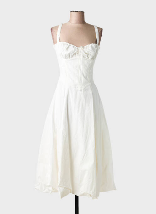 Rochie midi căptușeală bretele subțiri bej HOUSE OF CB LONDON femme