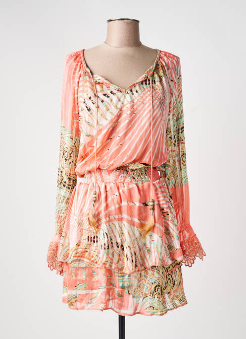 Rochie scurtă mâneci lungi mâneci lungi roz JUST M PARIS femme