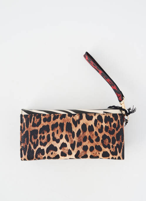 Portofel cusături întărite negru LOLA CASADEMUNT femme