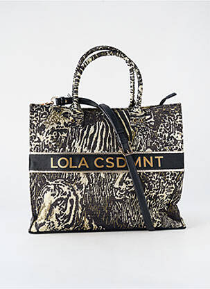 Geantă multibuzunare formă dreptunghiulară negru LOLA CASADEMUNT femme