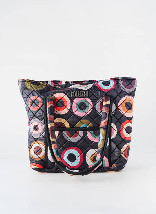 Geantă multibuzunare formă pătrată negru DOLCEZZA femme