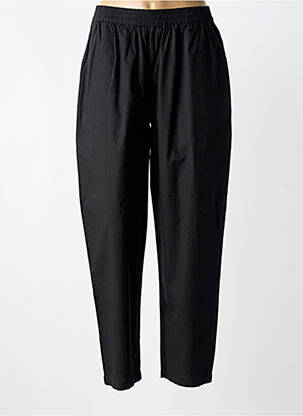 Pantalon drept talie elastică negru HOD femeie