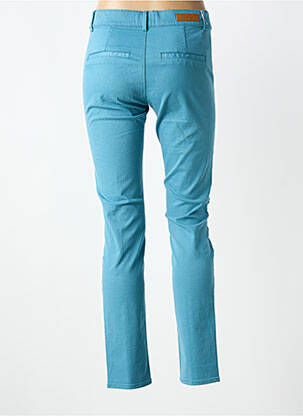 Pantalon slim buzunare albastru HAPPY femeie