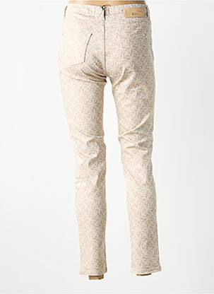Pantalon slim buzunare bej EVA KAYAN femeie
