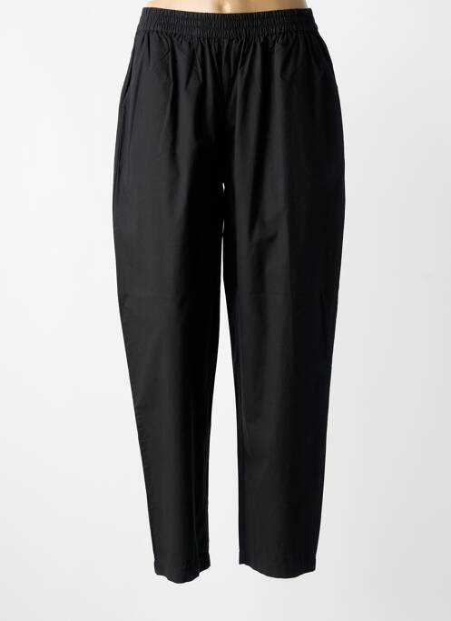 Pantalon drept talie elastică negru HOD femme