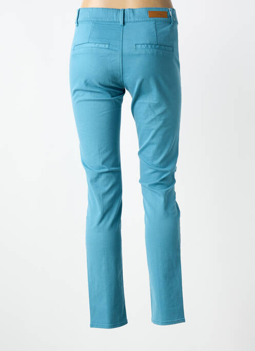 Pantalon slim buzunare albastru HAPPY femme