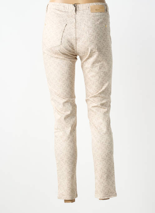 Pantalon slim buzunare bej EVA KAYAN femme
