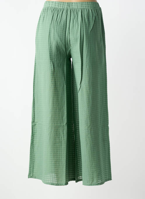 Pantalon larg mărime normală mărime normală verde DROLATIC femme