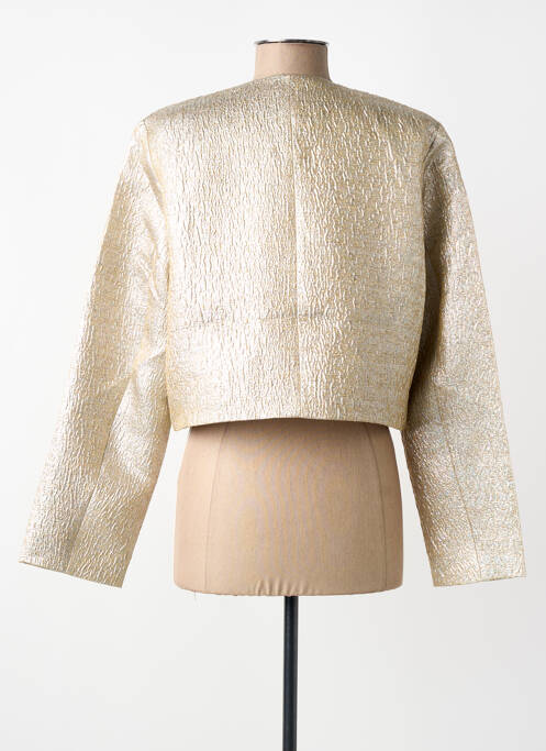 Jachete casual guler rotund auriu B.YOUNG femme