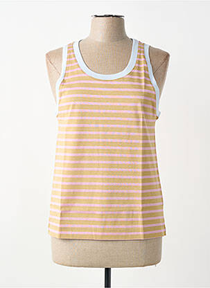 Maiou elasticitate fără mâneci maro PORTOFINO femme