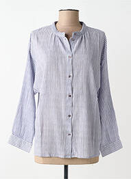 Cămașă guler mao mâneci lungi violet HOD femme
