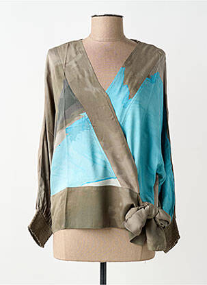 Bluză mâneci lungi mâneci lungi gri NÜ femme