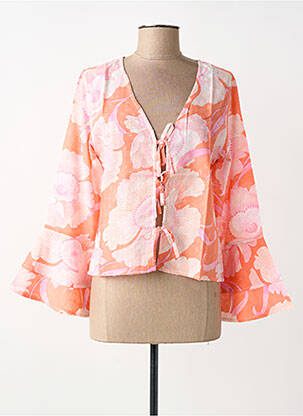 Cămașă imprimeu floral mâneci lungi portocaliu BRIGITTE BARDOT femme